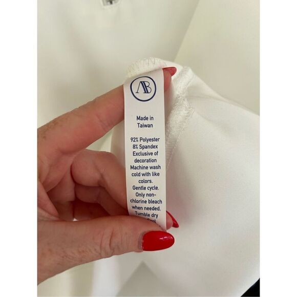 NWT Addison Bay Poplar Pullover In White & Blue Size Small - Picture 6 of 11